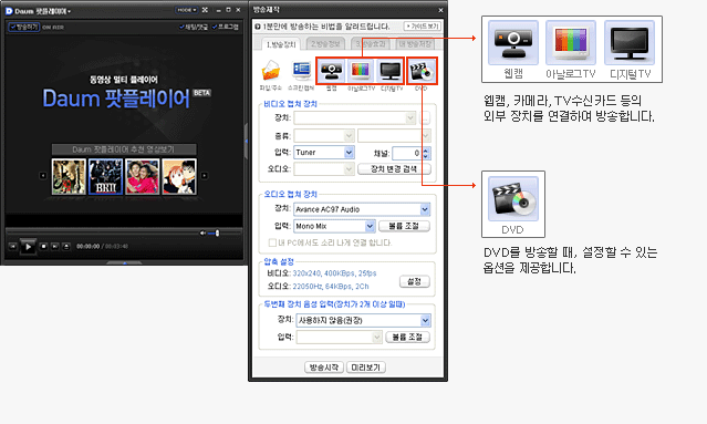 방송하기 설명이미지